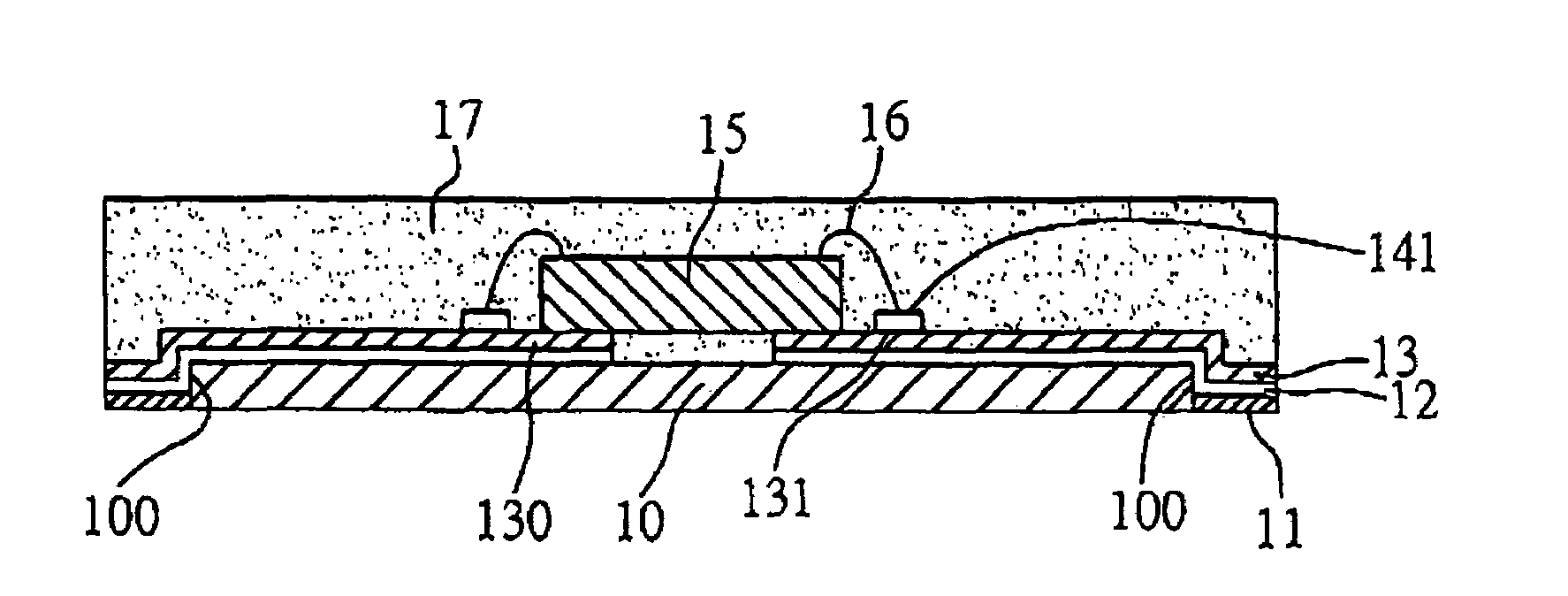 Semiconductor package free of substrate and fabrication method thereof