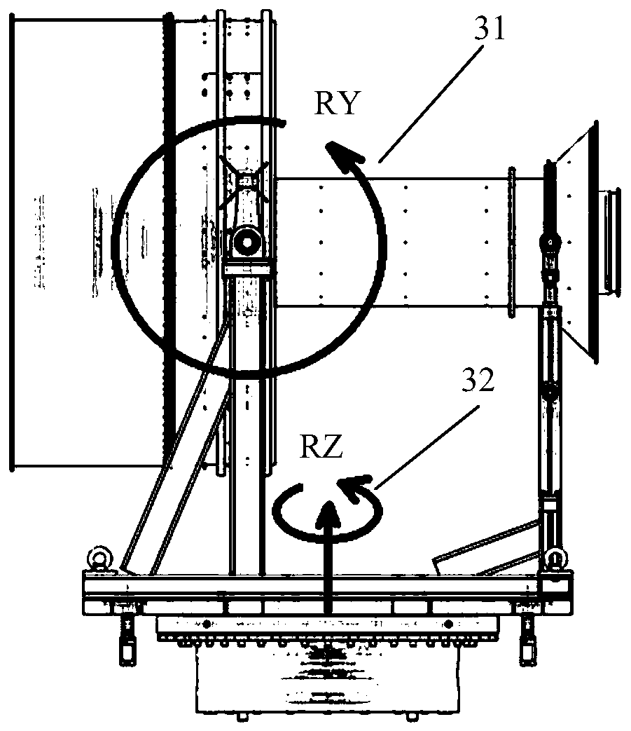 Low-pressure turbine unit intelligent assembly platform