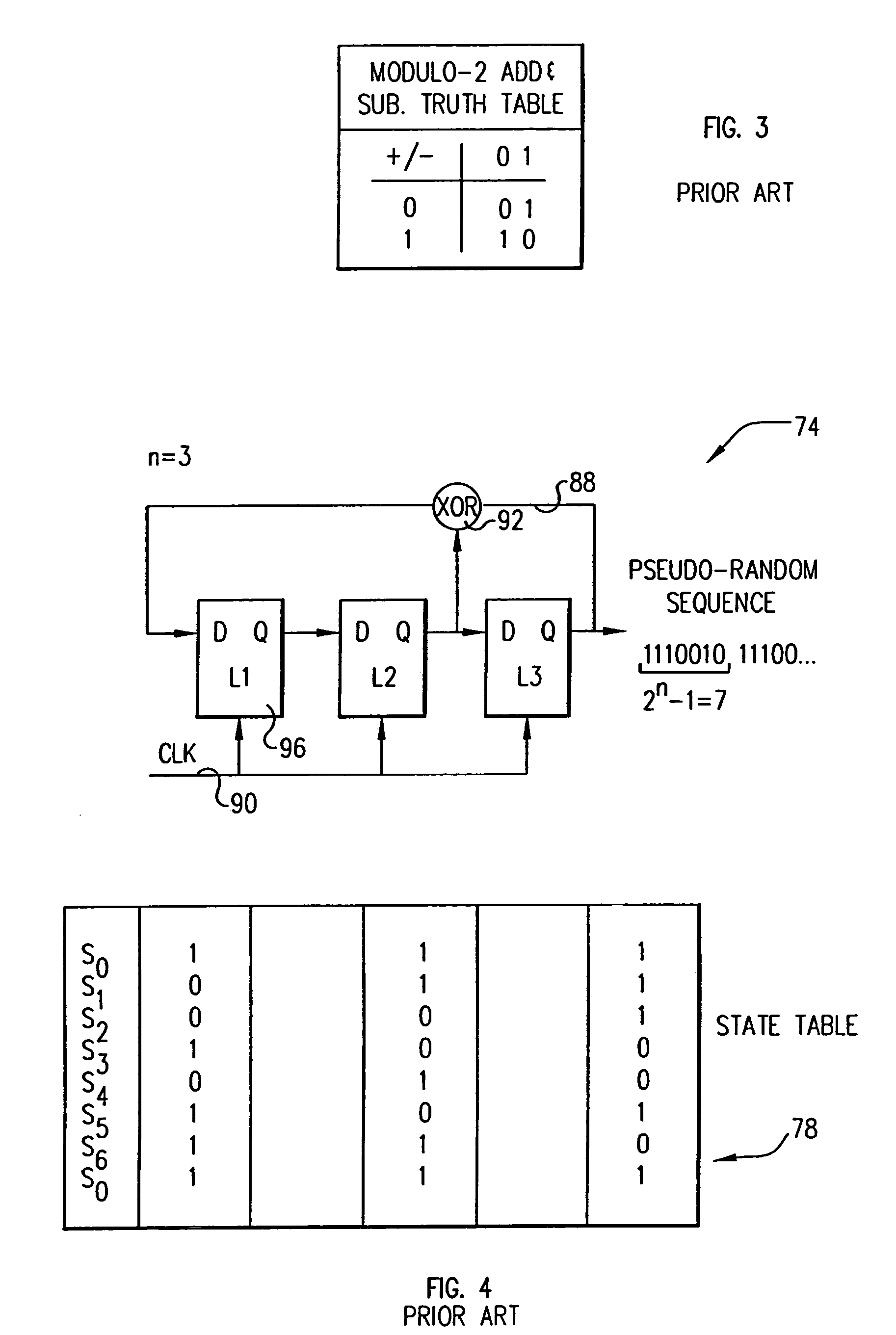 System and method for determining the Nth state of linear feedback shift registers