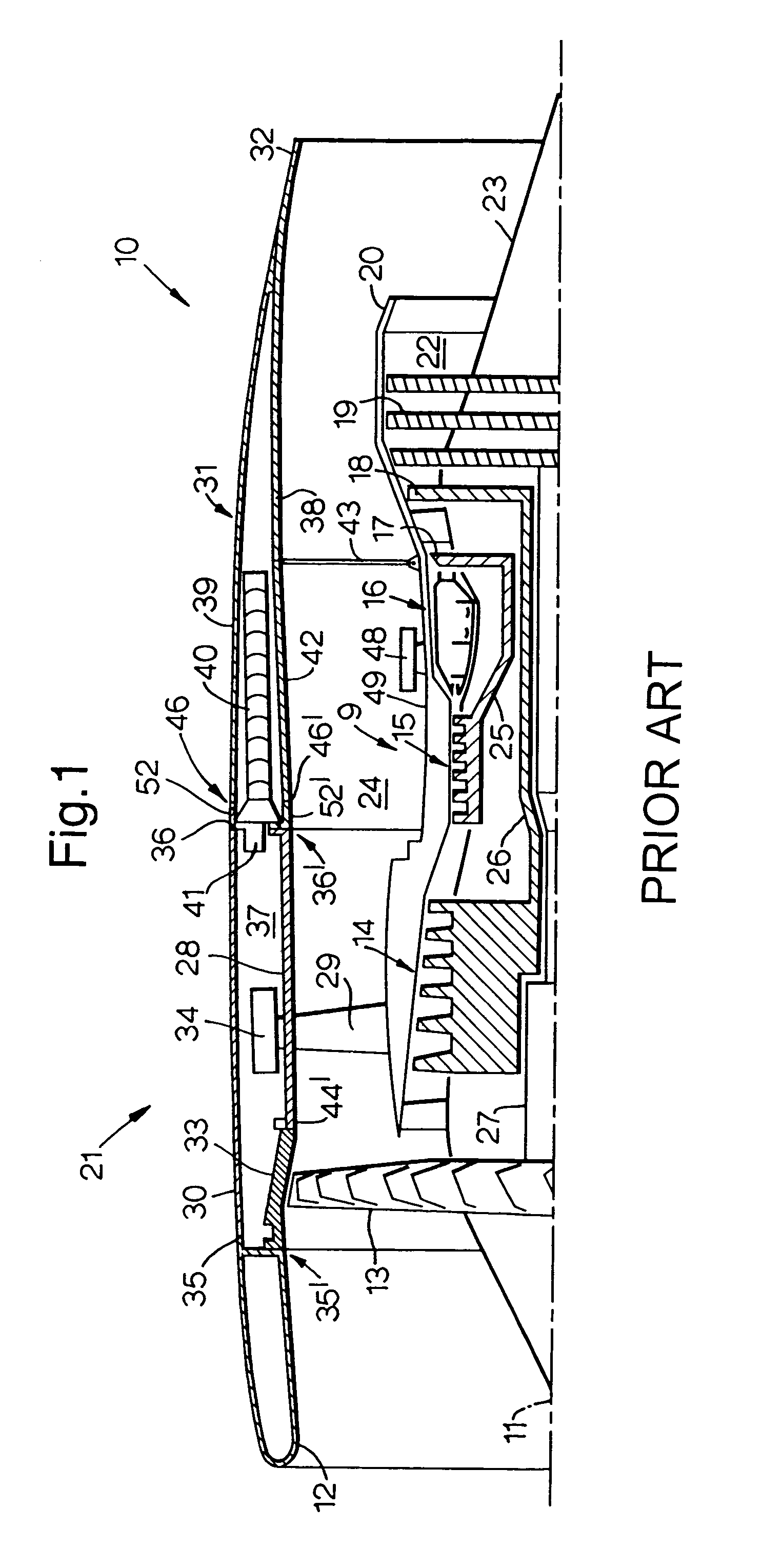 Aeroengine nacelle