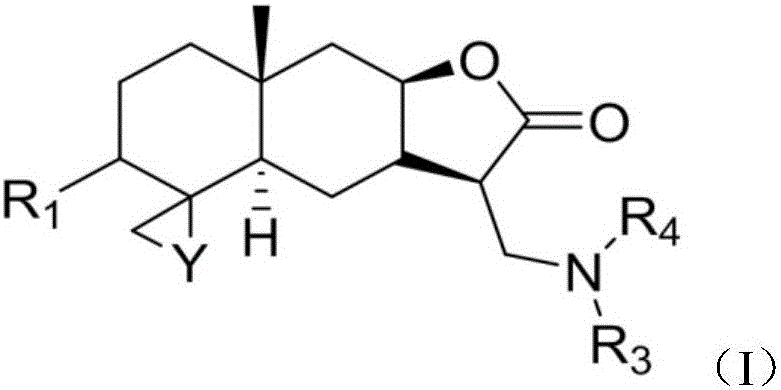 Isoalantolactone derivatives and their application in preparation of drugs for treating inflammatory bowel diseases