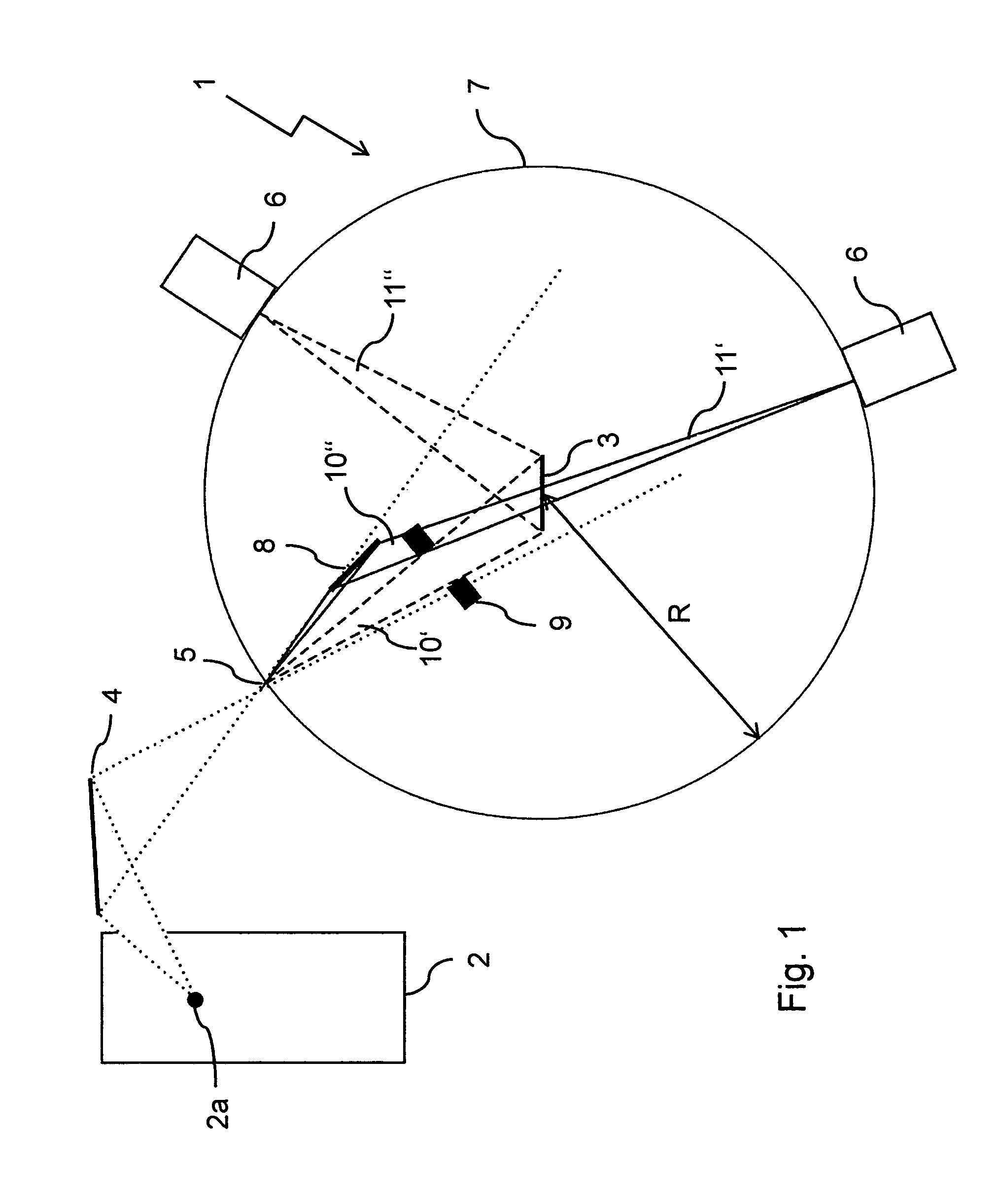 X-ray optical configuration with two focusing elements