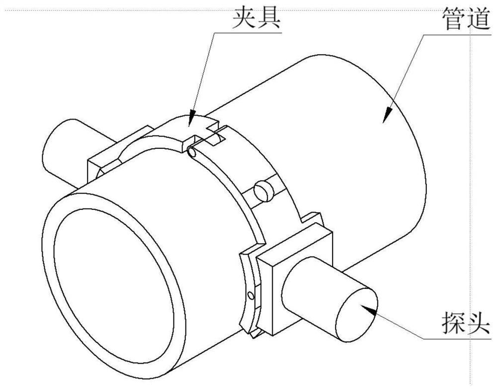 Non-intrusive pipeline liquid pressure measuring method based on ultrasonic longitudinal wave reflection technology