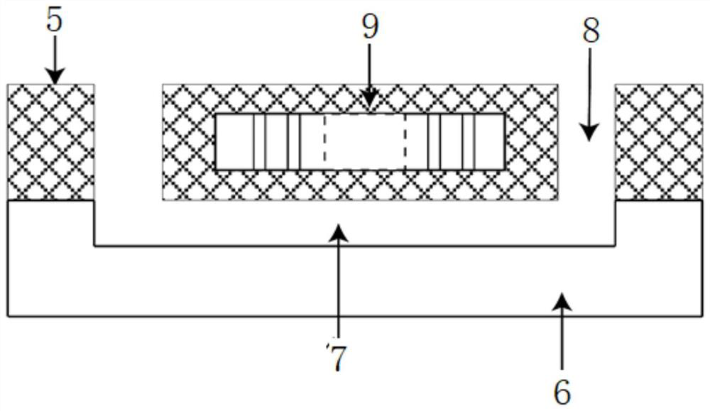 Double-cantilever inverted cone spot-size conversion structure for waveguide coupling