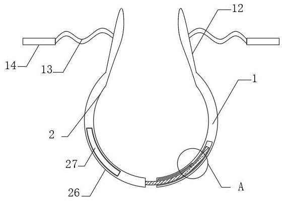 Electrical stimulation device used for obstructive sleep apnea hypopnea syndrome