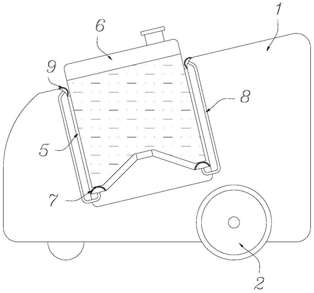 Wrinkle-removing, setting and hanging ironing device for dance garment production