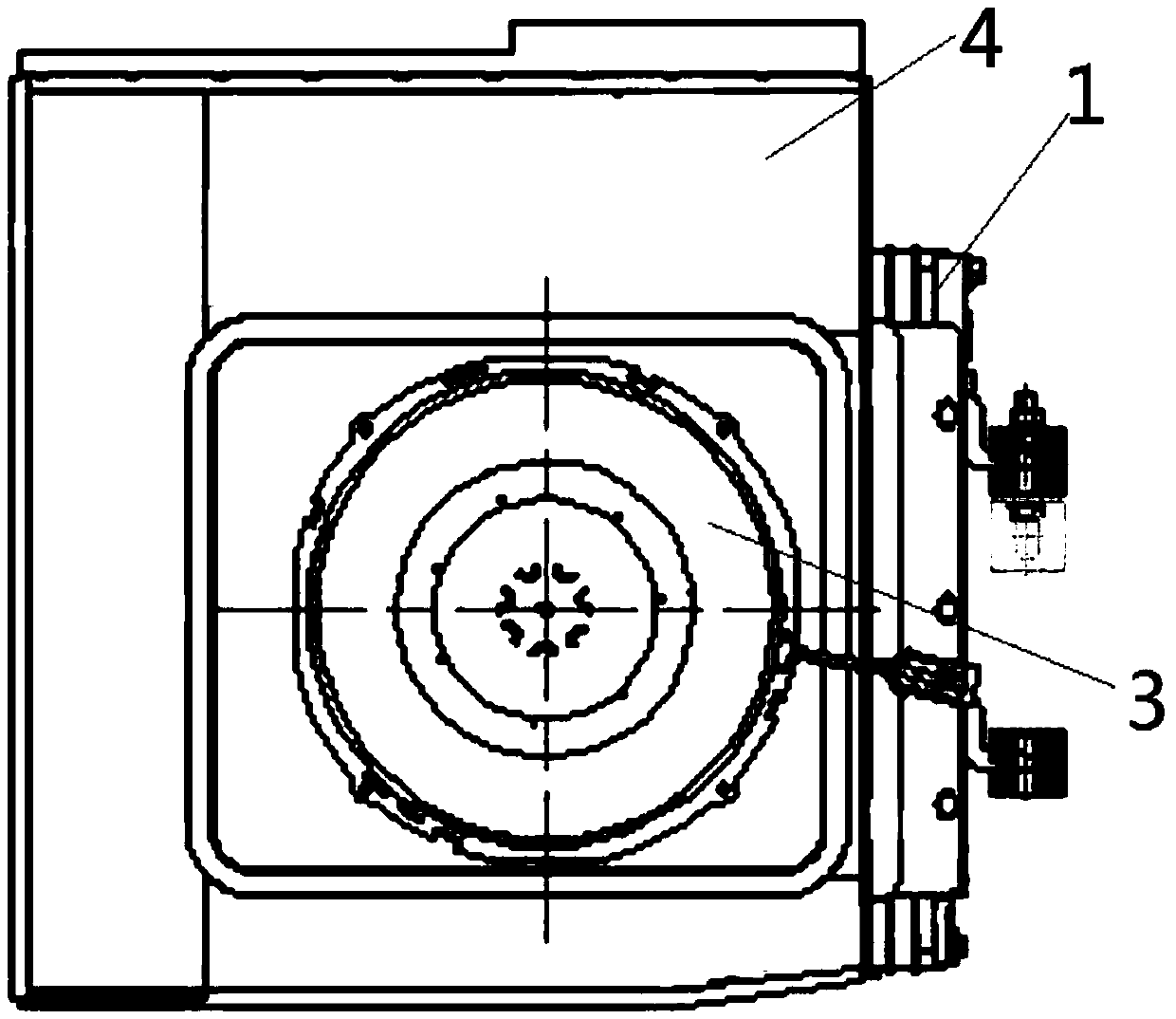 Vehicle by using blowing type heat dissipation device