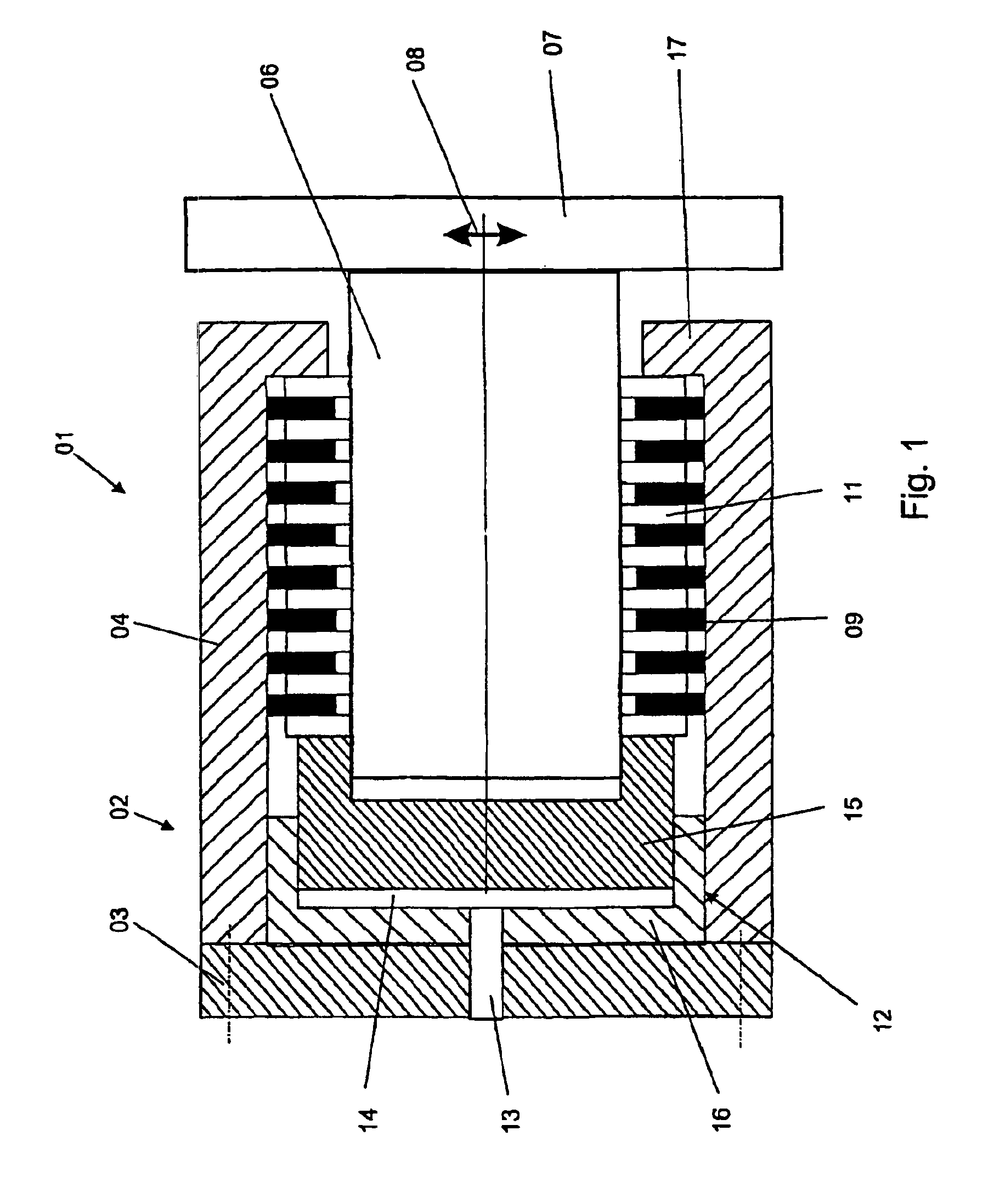 Devices for adjusting the contact pressure of an adjustably mounted cylinder