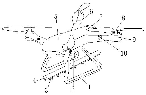 Drone capable of supplying and spraying pesticide continuously