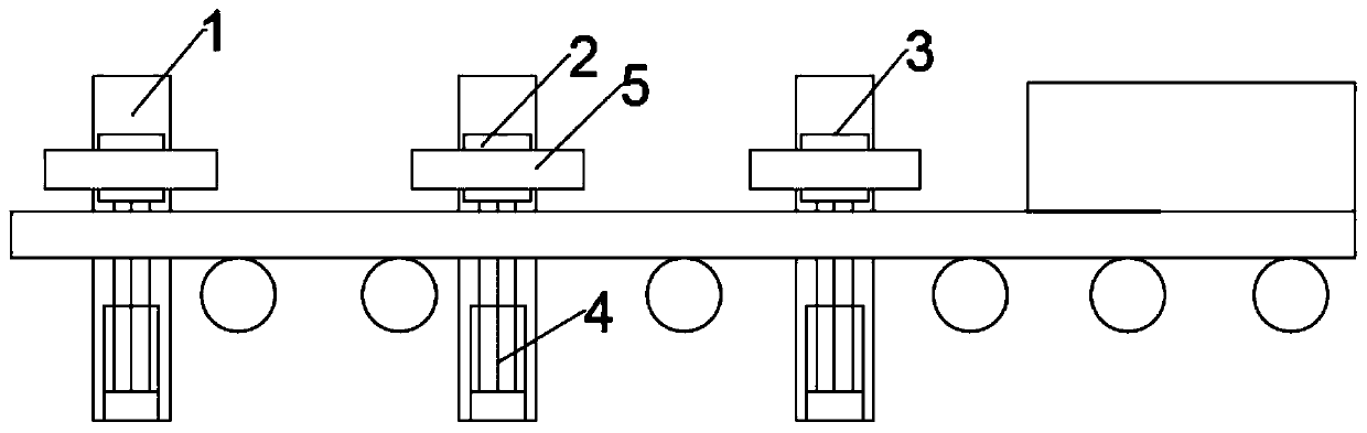 Method and system for controlling rising and falling sequence of leveling plates of gypsum board production line