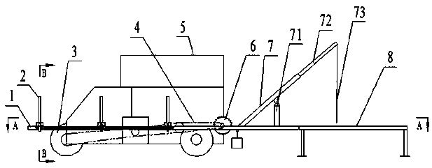 Movable log saw board device