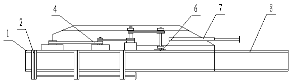 Movable log saw board device