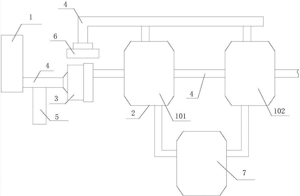 High-efficiency air distribution system for garbage incinerator and application method thereof