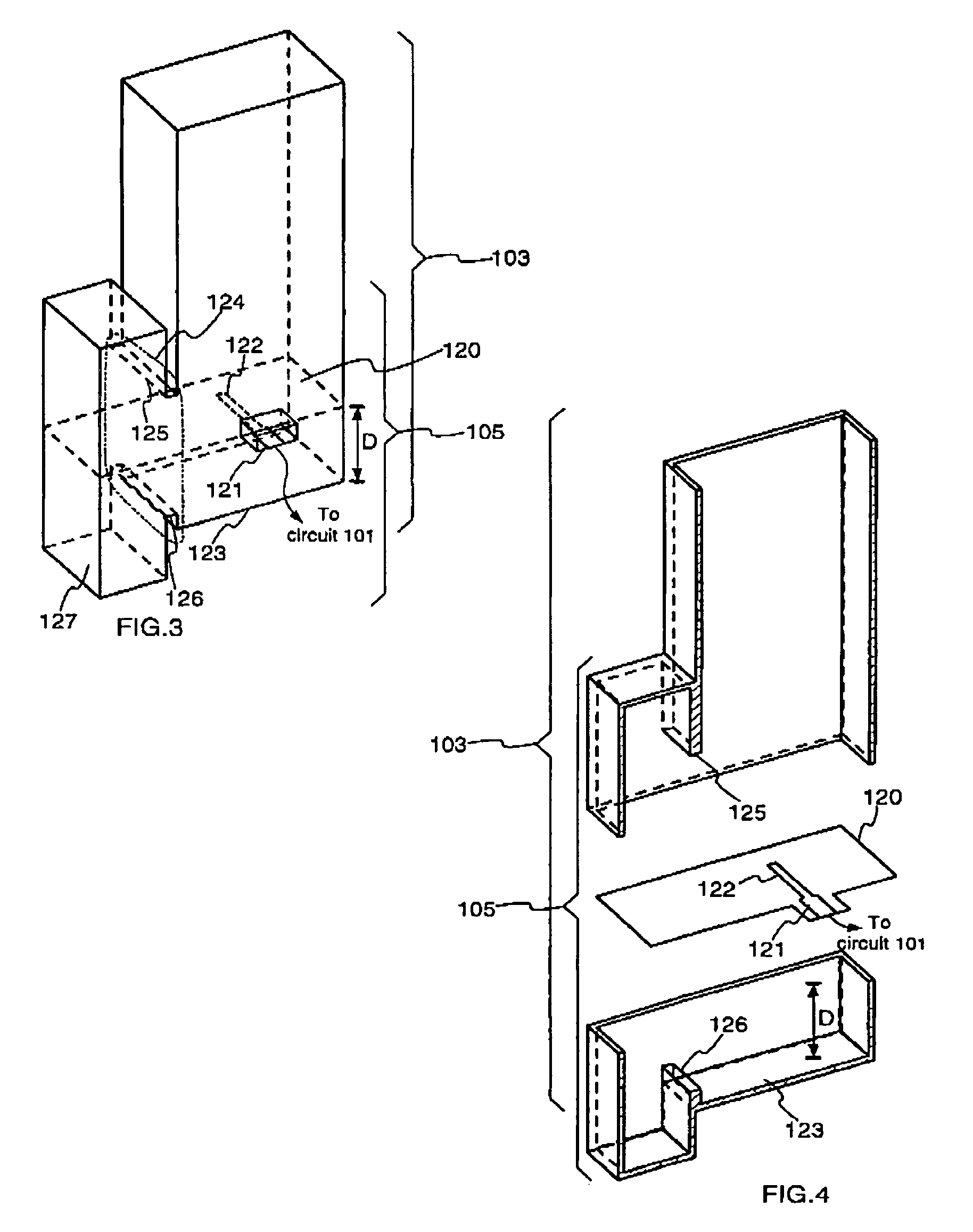 Transition between a microstrip circuit and a waveguide including a band stop filter and outside transmission reception unit incorporating the transition