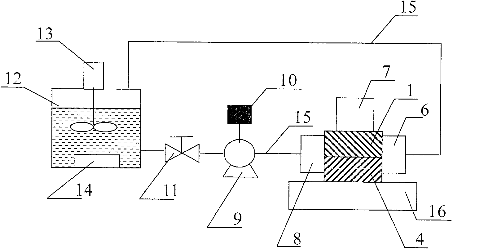 Surface polishing-finishing processing system based on fluid-field restriction type hydraulic ginding-particle flow