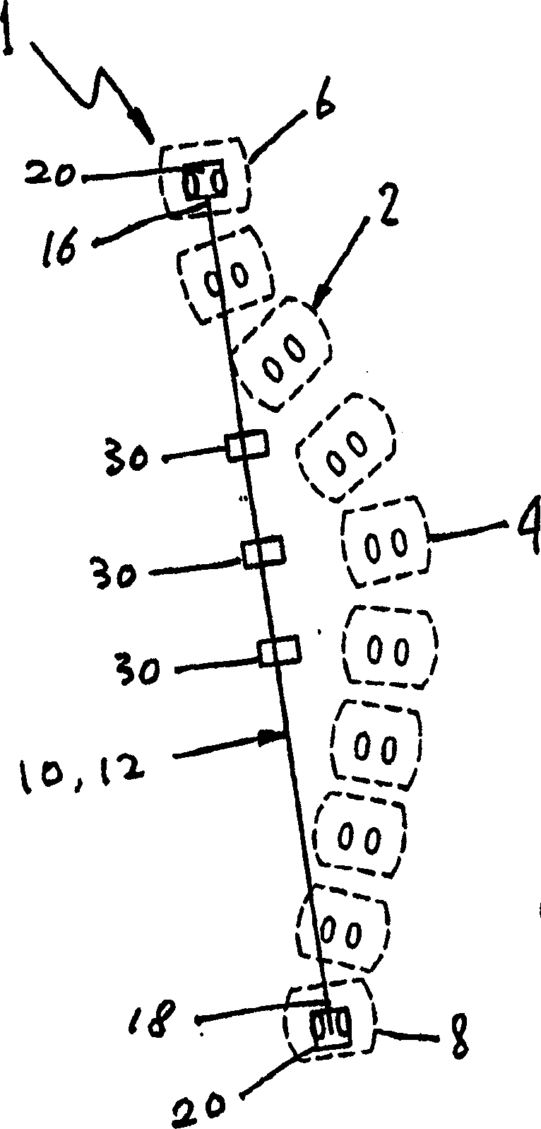 Device for correcting spinal deformities