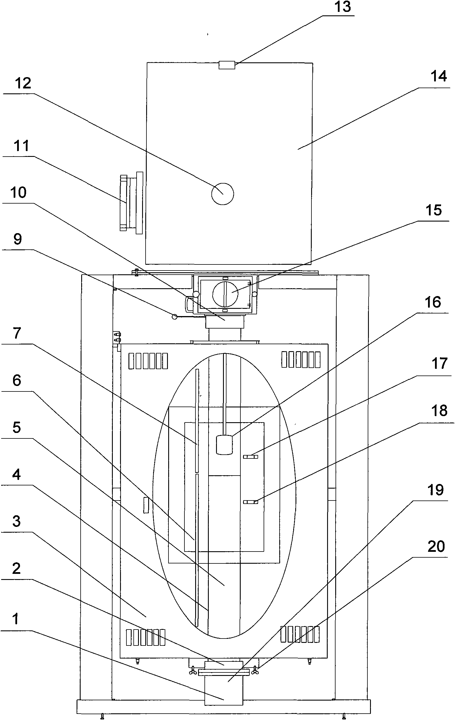 Controllable fast-heating up thermobalance reacting furnace