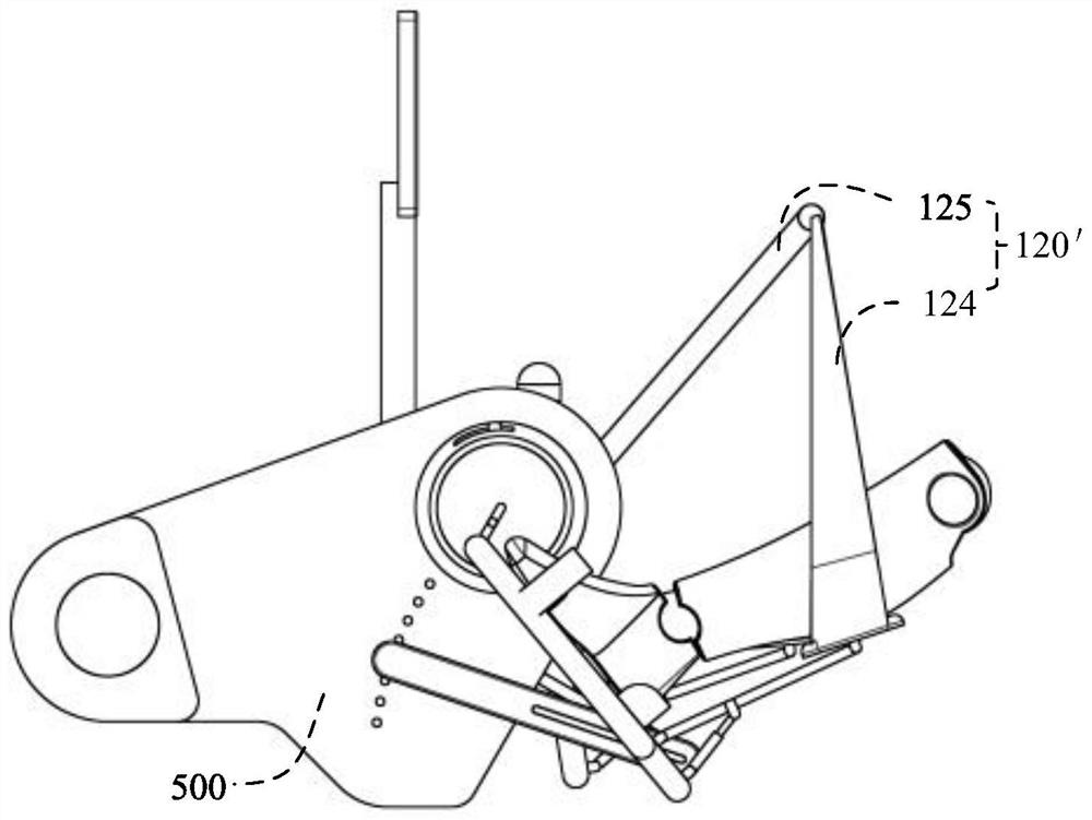 Bed-type lower limb linkage gait simulation training equipment