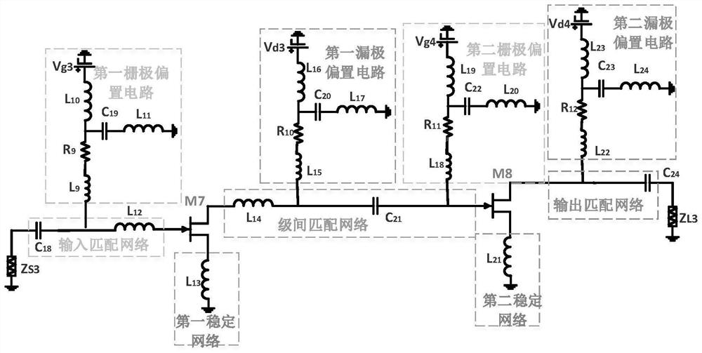 An ultra-wideband chip bias circuit structure