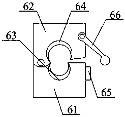 A crankshaft polishing support device with self-cleaning function