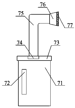 A crankshaft polishing support device with self-cleaning function