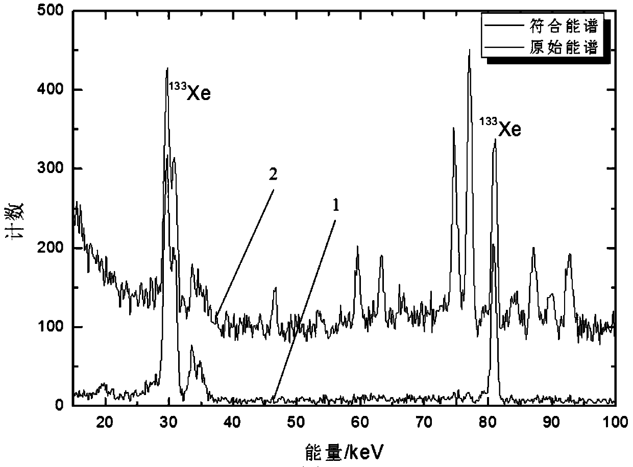 Beta-ray self-absorption correction method for radioactive gaseous nuclide