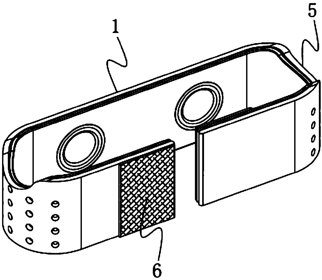 Compressing hemostasis band and manufacturing method thereof