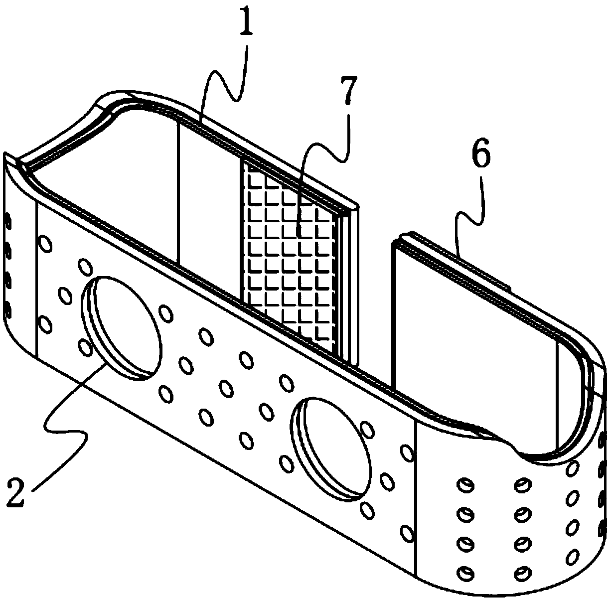 Compressing hemostasis band and manufacturing method thereof