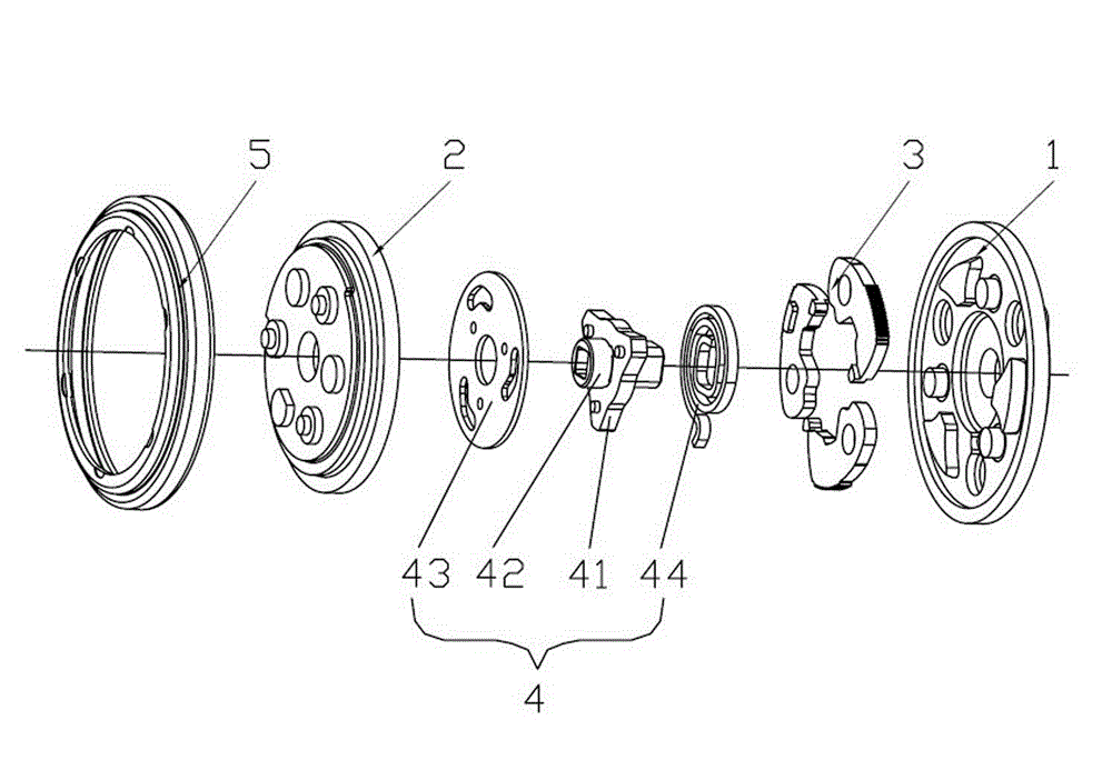 Disc type gapless angle adjuster