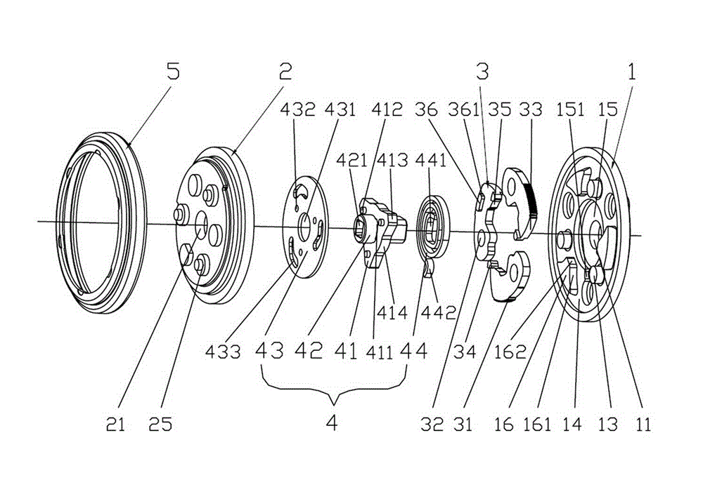 Disc type gapless angle adjuster