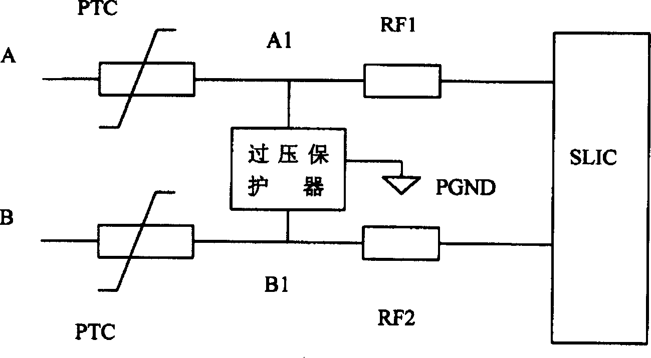 Two-channel 2-4 line user's interface device