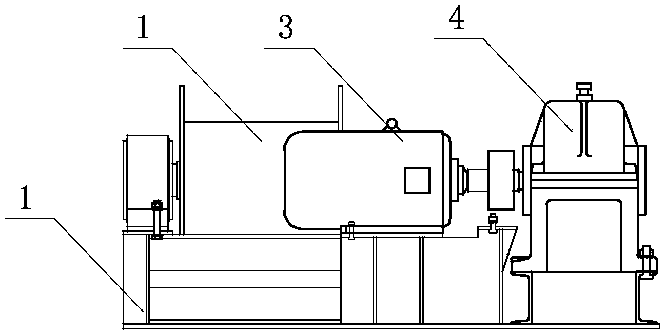 Marine electric mooring winch