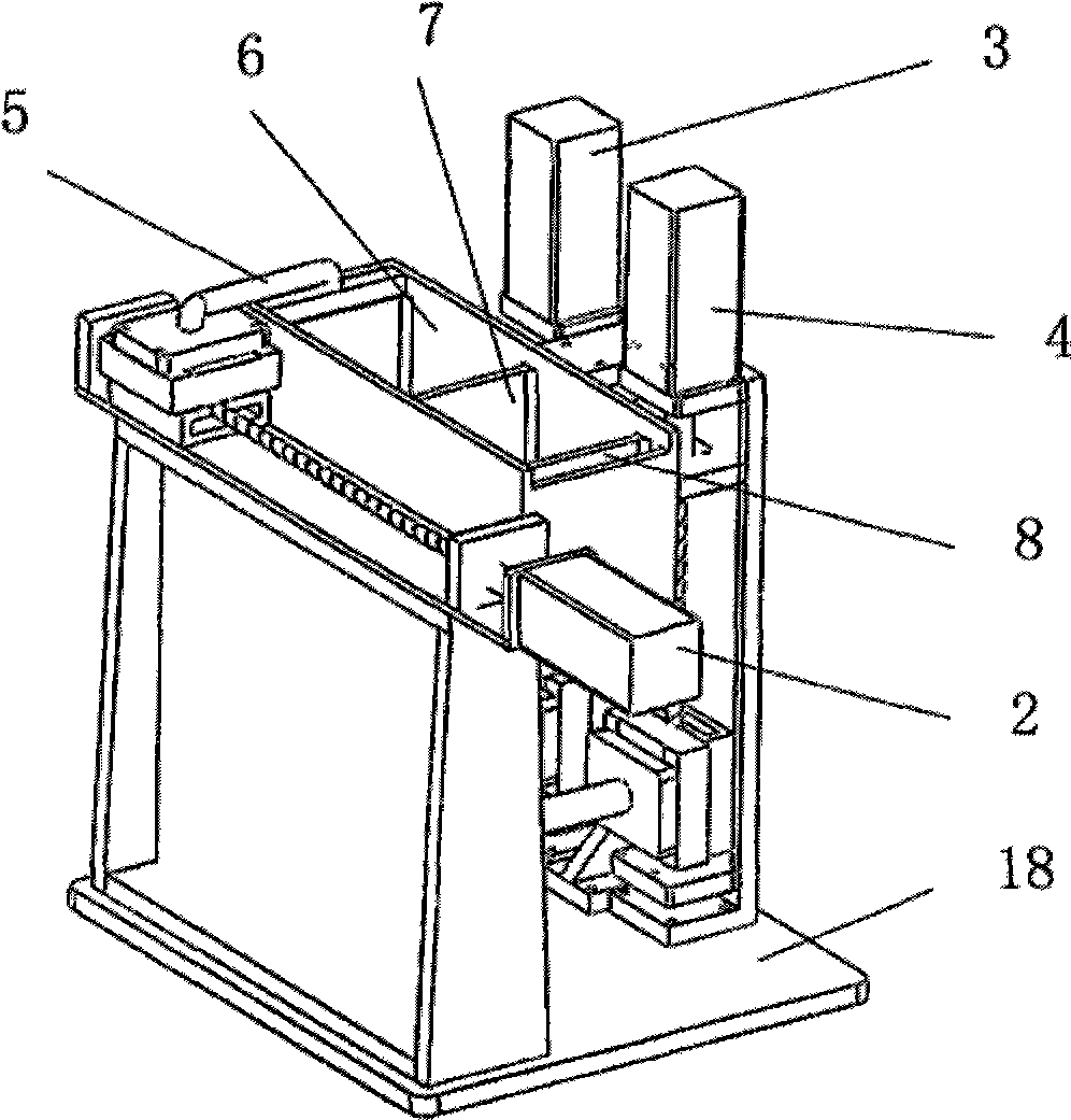 Laser sintering machine based on nano hydroxyapatite and used for manufacturing absorptive artificial bone