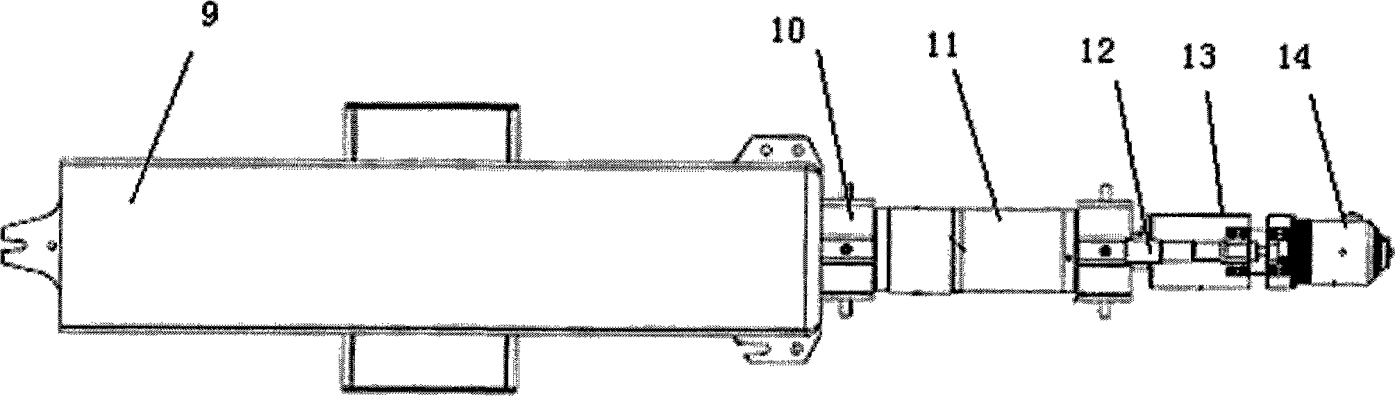 Laser sintering machine based on nano hydroxyapatite and used for manufacturing absorptive artificial bone