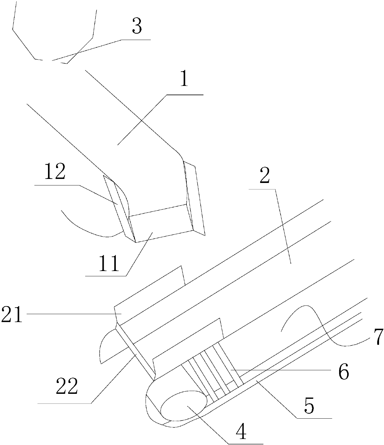 Color material mixing conveying device