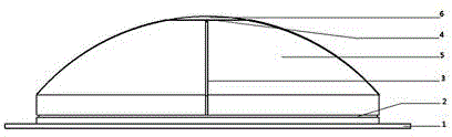 Multi-petal composite material launching box cover and preparation method thereof