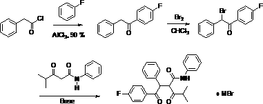 Method for preparing atorvastatin calcium intermediate