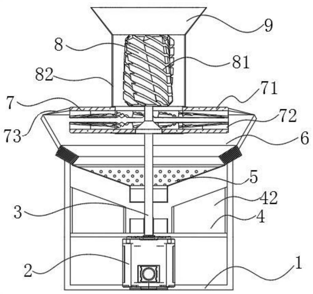 Automatic pomegranate threshing device