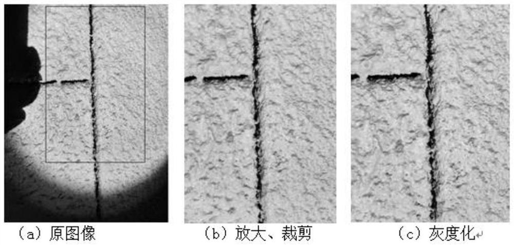 Underground structure crack disease discrimination method based on deep learning algorithm