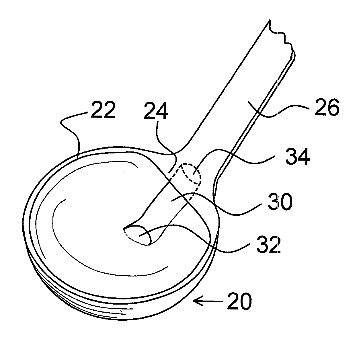 Simple fat skimming ladle