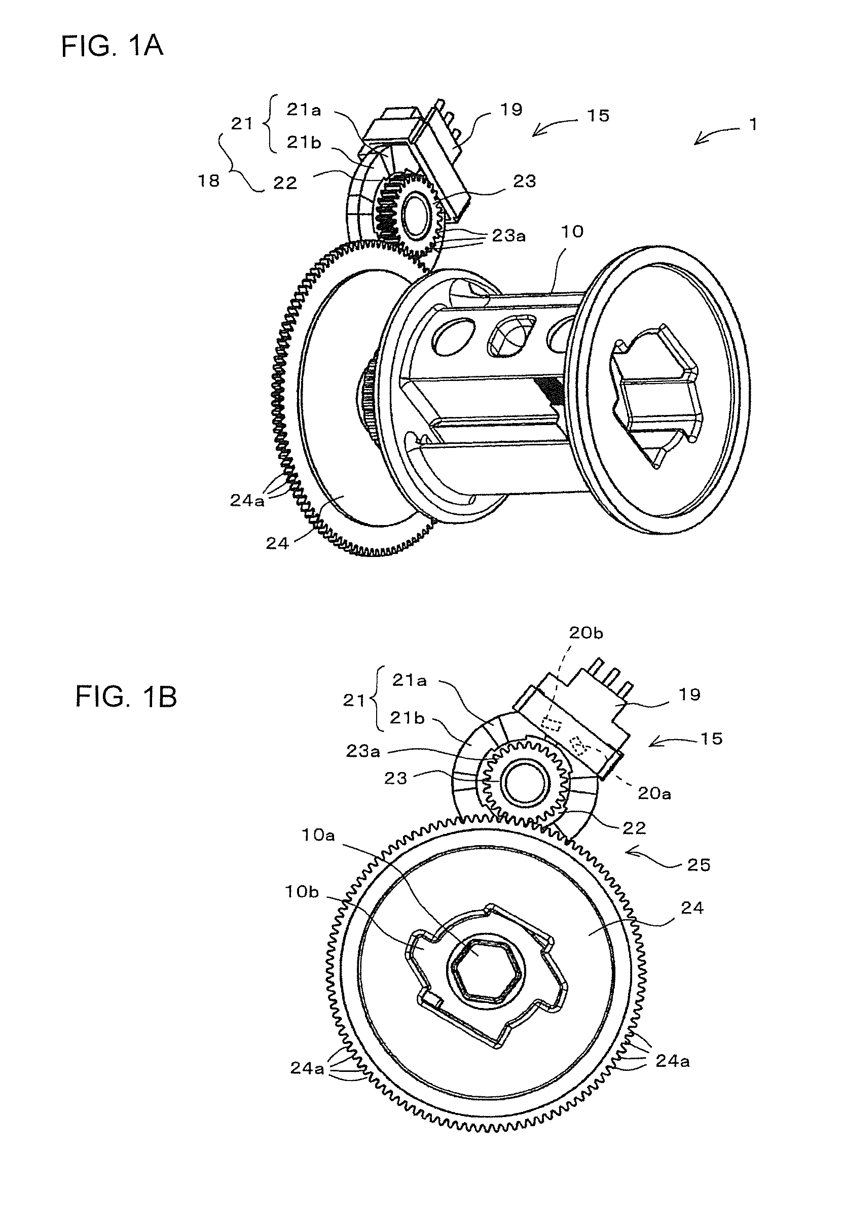 Position detector, seat belt retractor having this position detector, and seat belt apparatus having this seat belt retractor