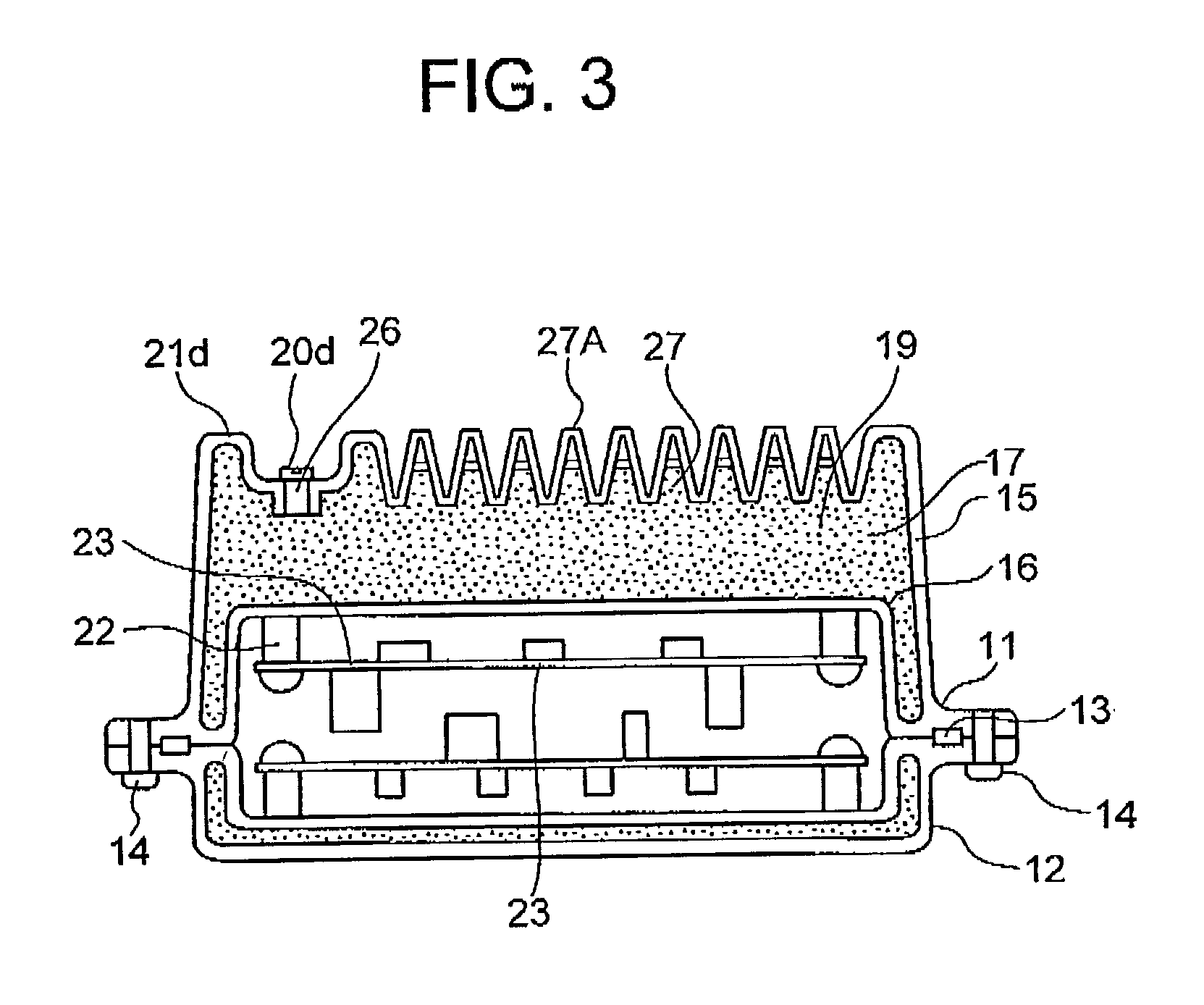 Telecommunication device including a housing having improved heat conductivity