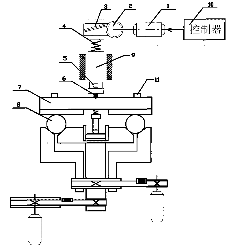 Loading device for sphere precise grinding