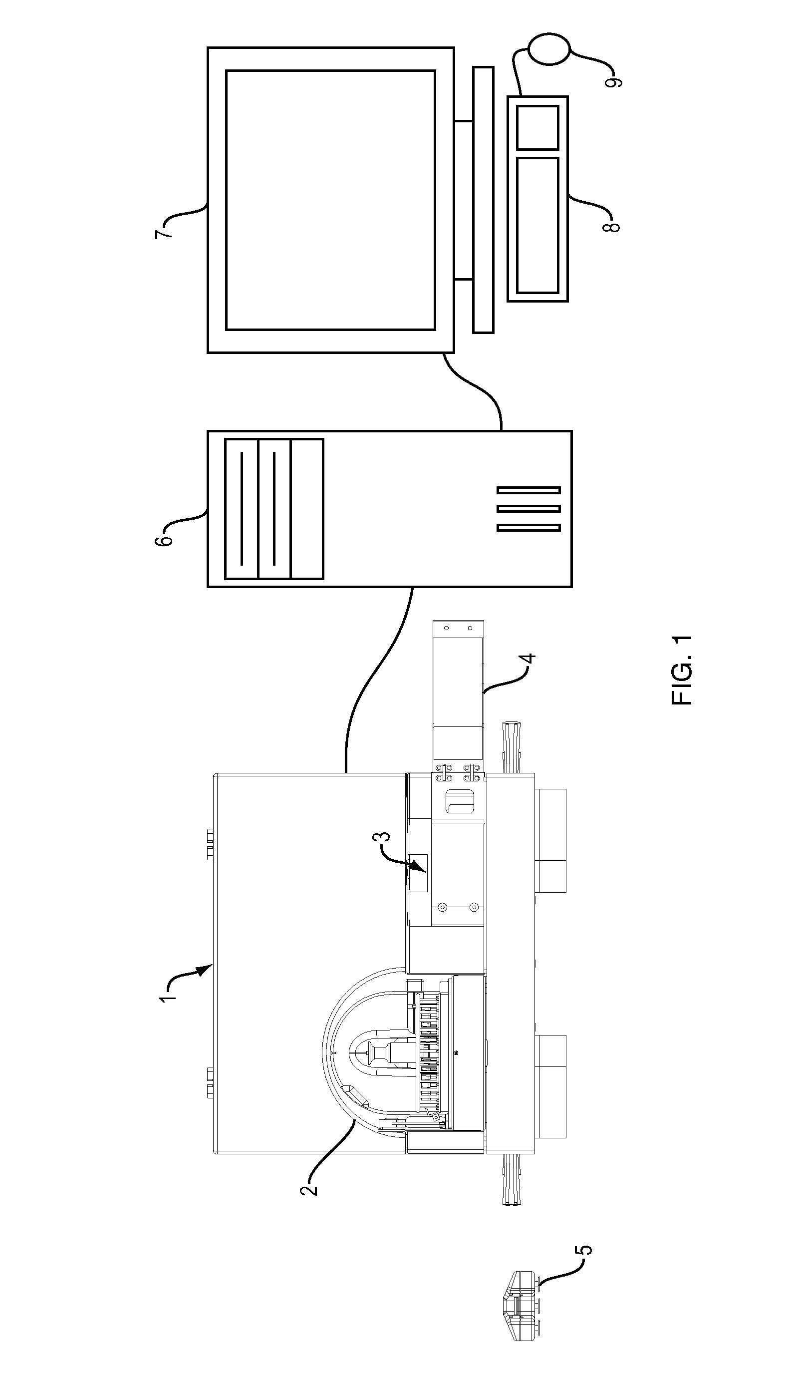 Automated microscope for blood cell analysis