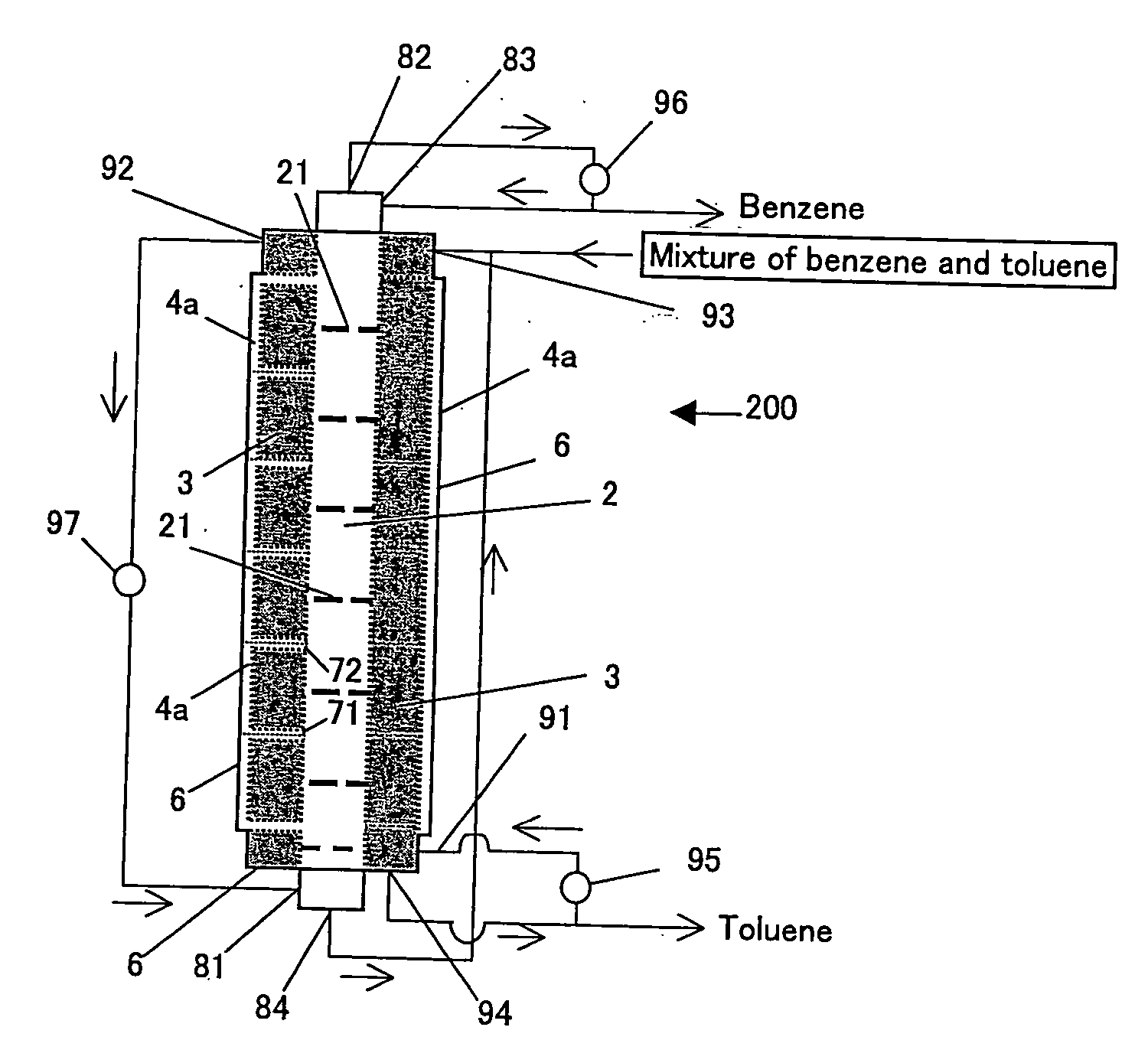 Multi-Structure Internal Heat Exchange Type Distillation Tower