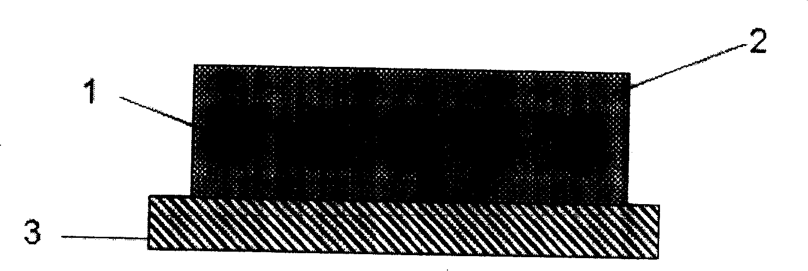 Method for preparing nano silver particle dispersion silicon dioxide optical film