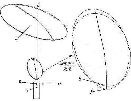 A shape-forming design method for microwave radiometer cold space mirror