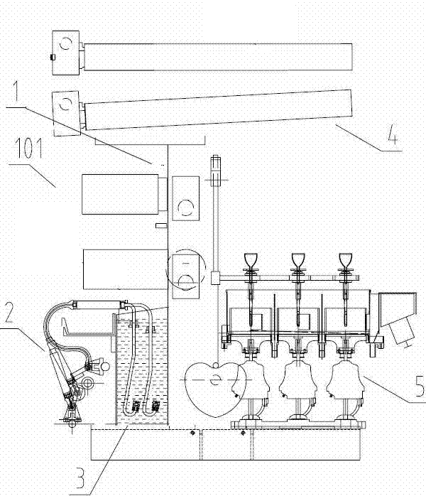 Spinning technology suitable for novel spinning machine with externally-arranged winding device