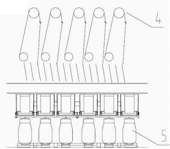 Spinning technology suitable for novel spinning machine with externally-arranged winding device