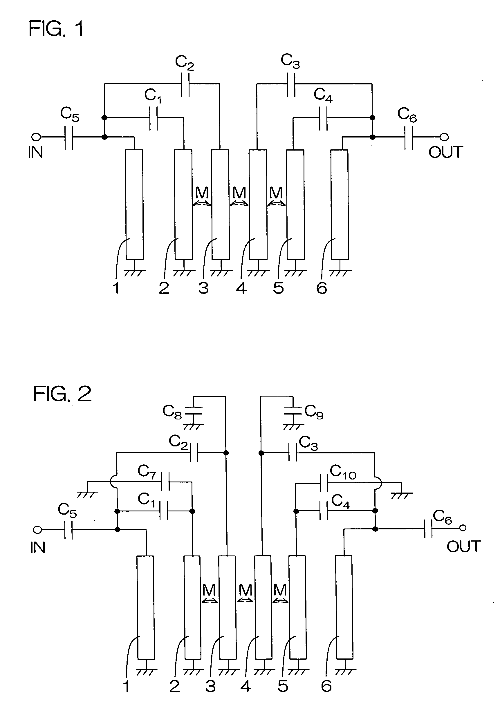 Bandpass filter and wireless communications equipment using same